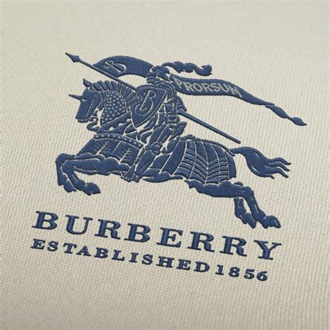 burberry embroidered logo.